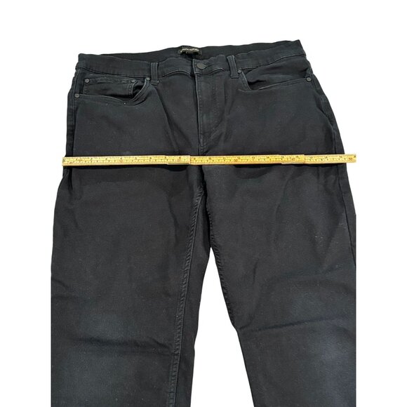 Banana Republic Mens Black Jeans 36x32 Relaxed Fit Straight Leg - Picture 9 of 10